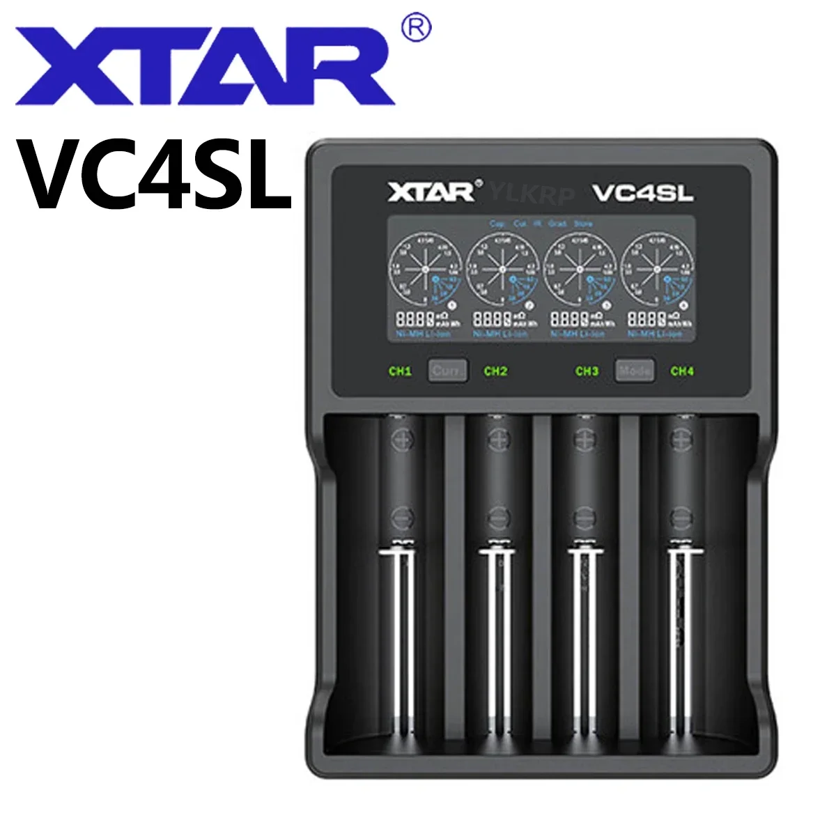 XTAR VC4SL upgraded and extended smart charger C-type USB input support QC3.0 charging battery charger