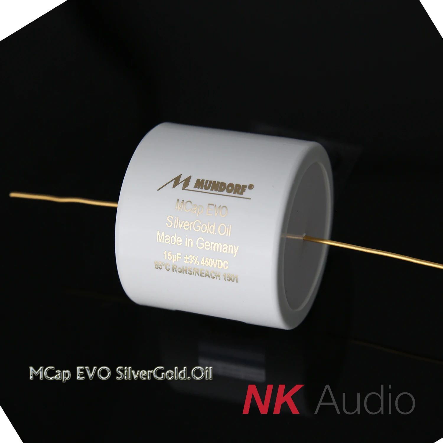 Mundorf mcap evo silvergold 2ピース/ロットドイツオイルシリーズ0.01