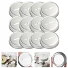 15Pcs Tinplate Mason Jar Lids Coin Slot Bank Lid Regular Mouth Canning Jars Money Boxes Glass Storage Containers 4