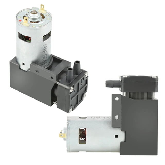 ปั๊ม 42W DC12V ปั๊มไร้น้ำมัน ปั๊มขนาดเล็ก ปั๊มสุญญากาศไร้น้ำมันขนาดเล็ก ‑85KPa ปั๊มสุญญากาศ 40 ลิตร/นาที 1