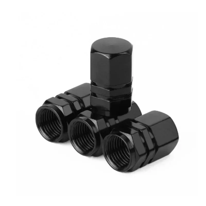 4개 자동차 타이어 캡 커버 타이어 밸브 스템 캡 장 타이어 액세서리 알루미늄 ..