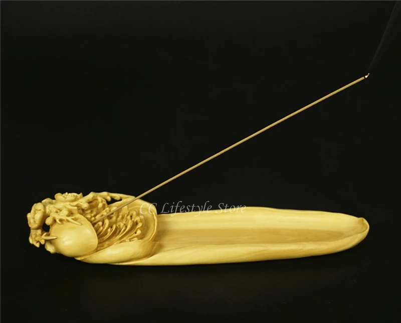 

Wooden Carvings Wood Burner Censer Statue Incense Burner Craft Tea Table Decoration And Boxwood Carvings Home