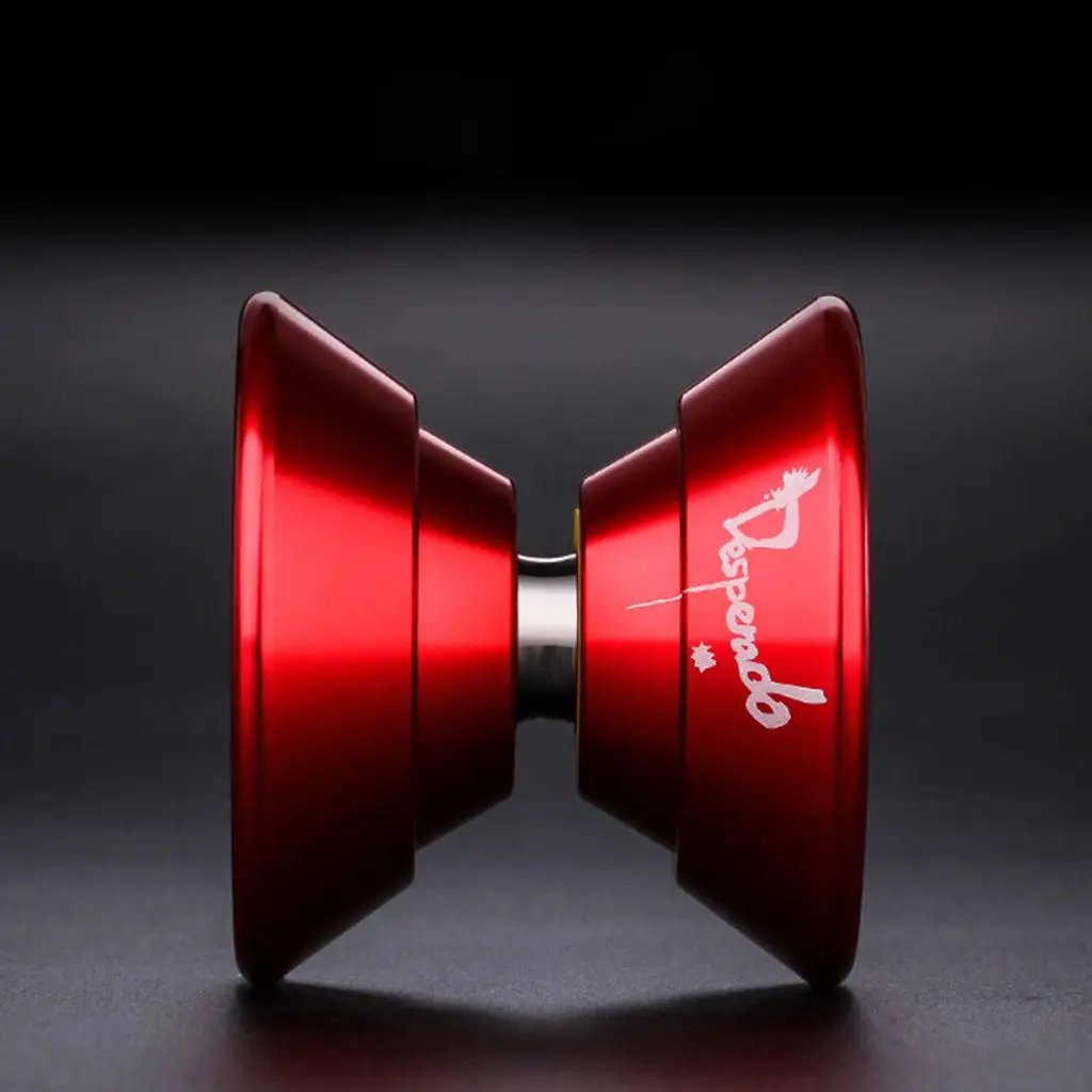 Unresponsive YOYO N5 Alloy Professional Yo-yo for 1A 3A 5A String Trick Play - Red