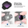 NEEWER ND/PL Filter Accessories Set For DJI Flip Drone Snap On HD Optical Glass Neutral Density Polarized ND Lens Filter Kit 6