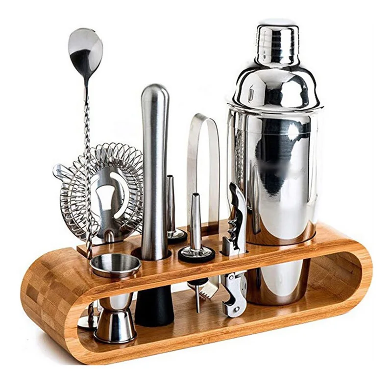 Professional Cocktail Shaker Set Bartending Equipment Bar Wine Martini Drink Mixer Shaker Bartender Kit Barware Tools