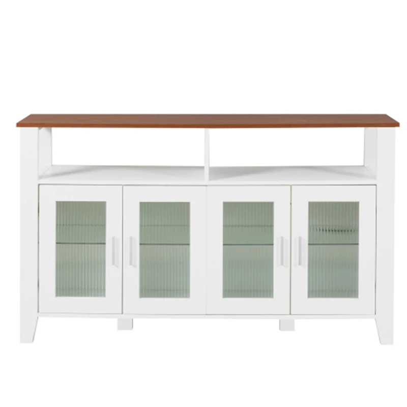 DrawerDresser cabinet,barcabinet,BuffetSideboard,StorageCabinet,Buffet Server Console Tablestorge,changhong glass door,White