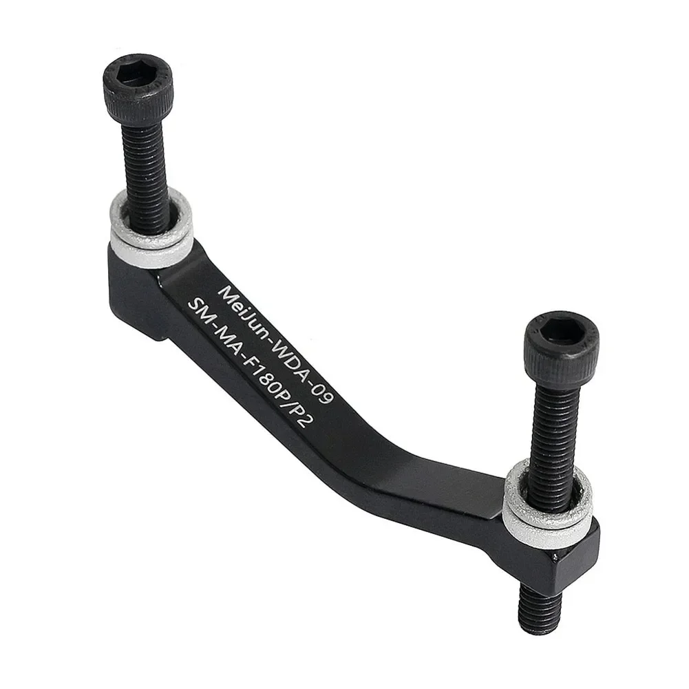 Adattatore Per Freno A Disco Bici Da 160 A 180 Mm PM-PM – In Alluminio, Modello SM-MA-F180P/P2, Nero, Leggero 40g