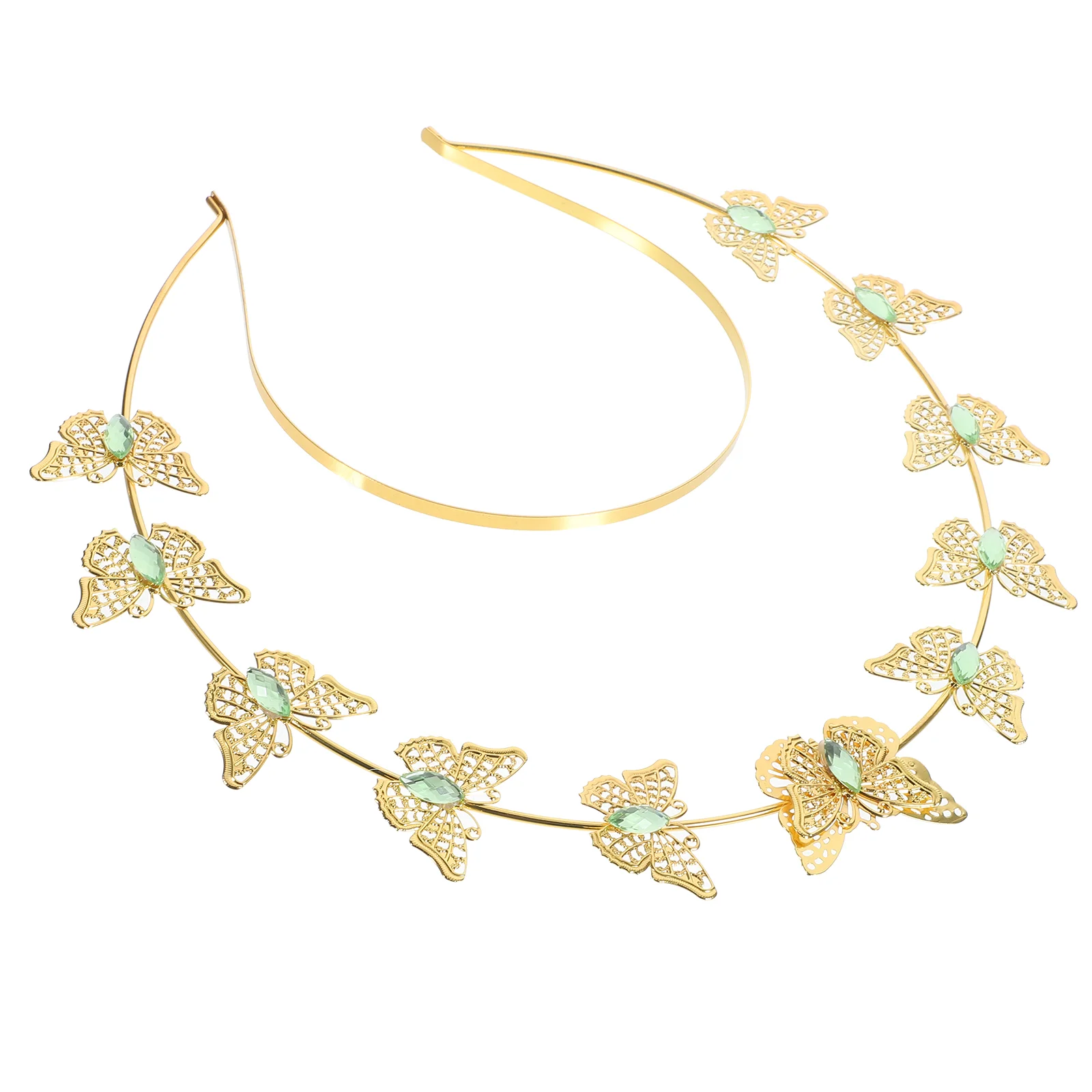 

Butterfly Headband Women Hair Band Bridal Crown Wedding Bride Crown Butterfly Headpiece Headband