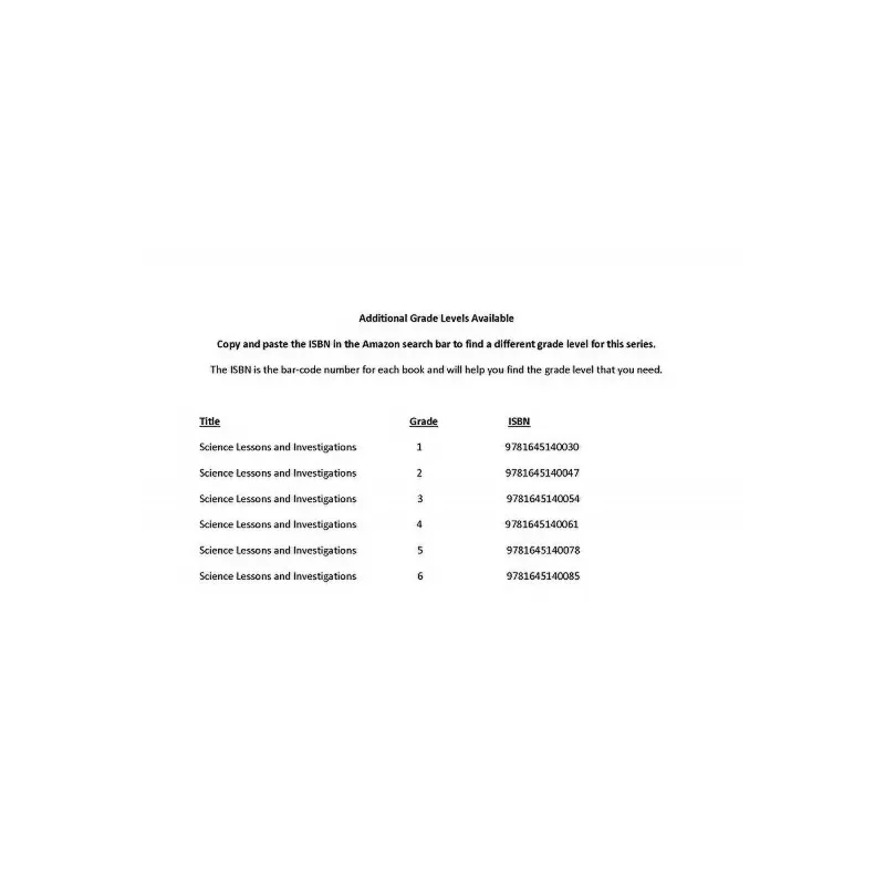 Grade 6 Science Workbook 4