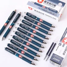 

4pcs 0.5mm Doctor Gel Prescription Pen Refill Large Capacity Blue Black Ink Pen Writing Stationery Office School Supplies