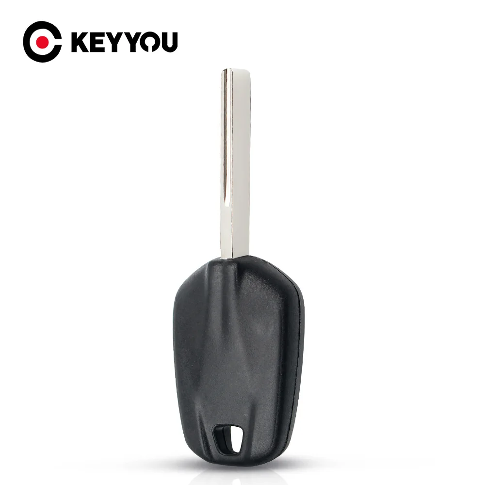

KEYYOU Car Transponder Chip Key Shell With HU83 Blade Blank Key Case For Citroen For Peugeot 508 Elysee Replacement Key Case