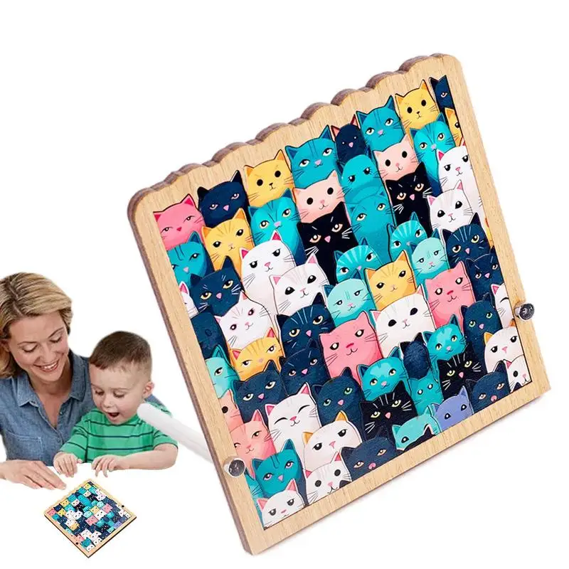 

Wooden Puzzle For Adults Precise 62 Cats Jigsaw Puzzles Innovative Unique Wooden Puzzles For Jigsaw Puzzle Enthusiasts Family