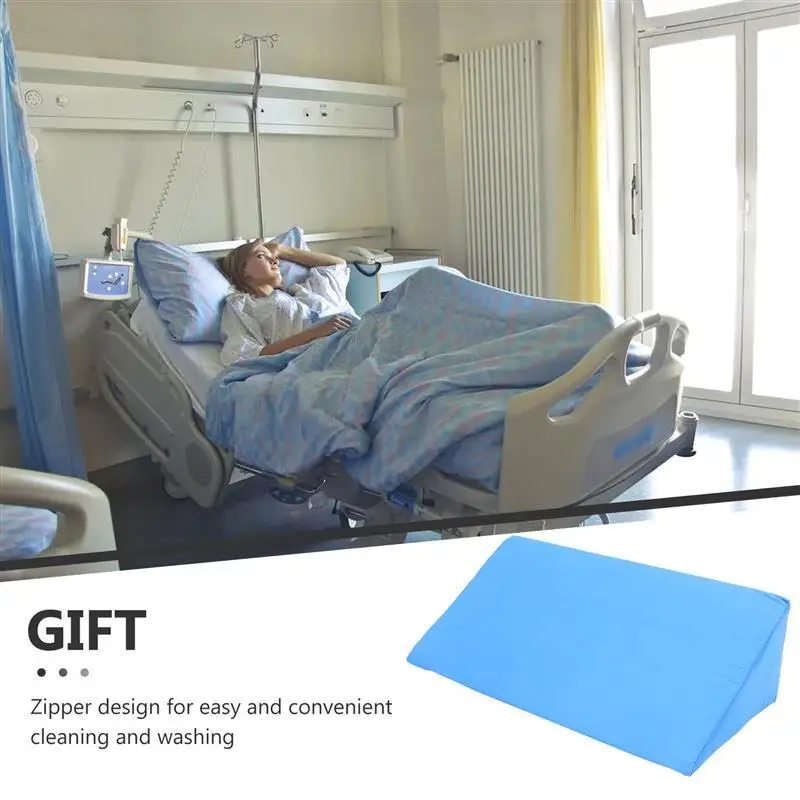 Body Bed Wedge Pillow Cushion Positioning Wedge R-Shaped Rollover Pillow For Knee Arm Pregnancy Pillow Care Pad 3