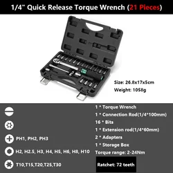 Precision Torque Wrench Set with Ratchet Repair Tools (1)
