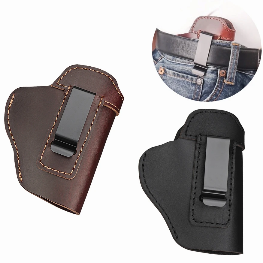 Gexgune Leder Holster IWB - Verdecktes Pistolenhalfter Für Glock, Beretta & Sig Sauer