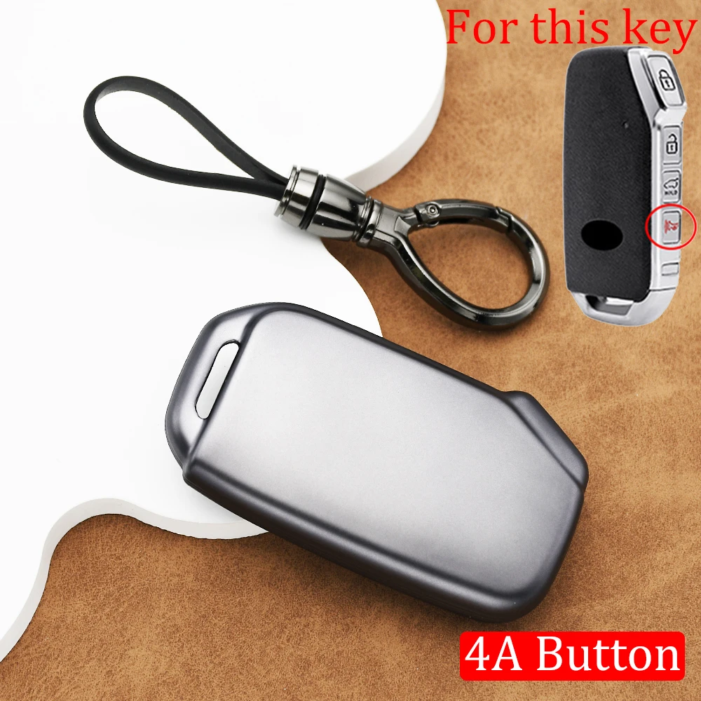 Gun Grey TPU Car Key Protector Cover