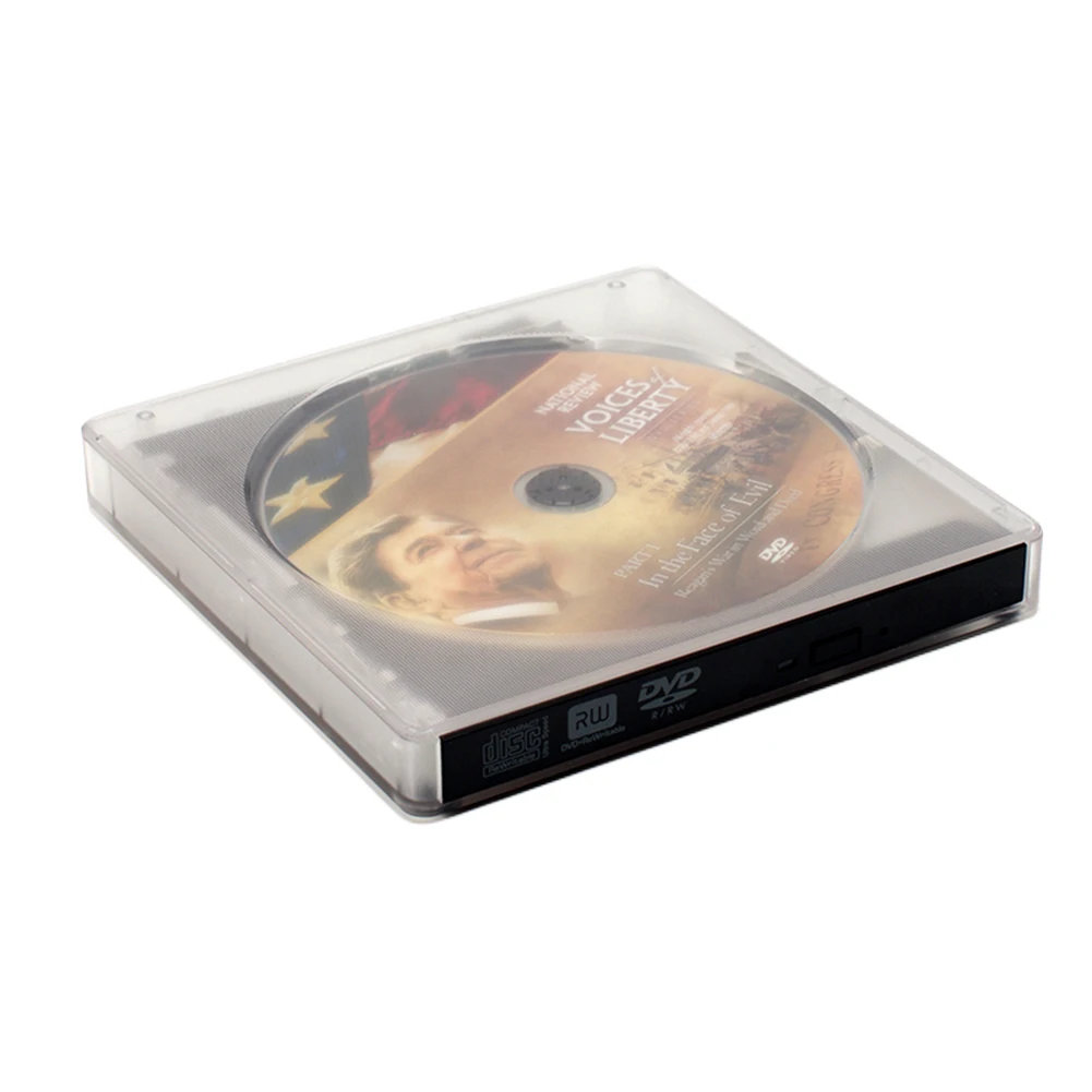 Portable CD/DVD Drive External Optical Reader USB 3.0 Type C Interface for Desktop Laptop MacBook for Windows XP/Vista/7/8/10/11