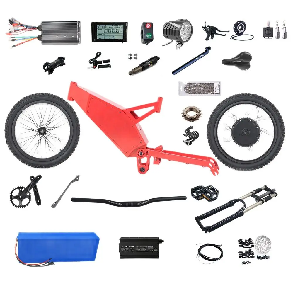 KEYU F3 enduro ebike kit stelath bomer fully ebike kit 48V 3000W