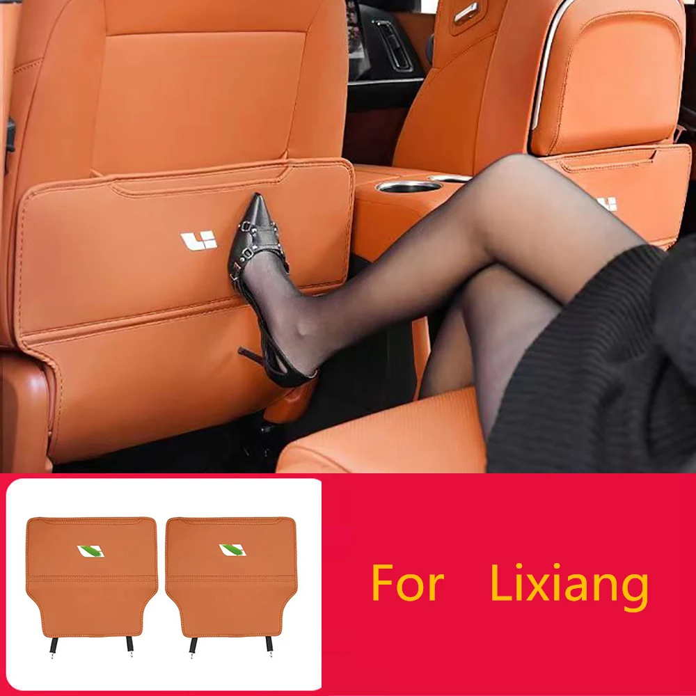 

For Li Xiang L9/L8 Anti Kick Cushion Seat Cover Upgraded and Modified Second Row Car Special Product Rear Seat Accessories
