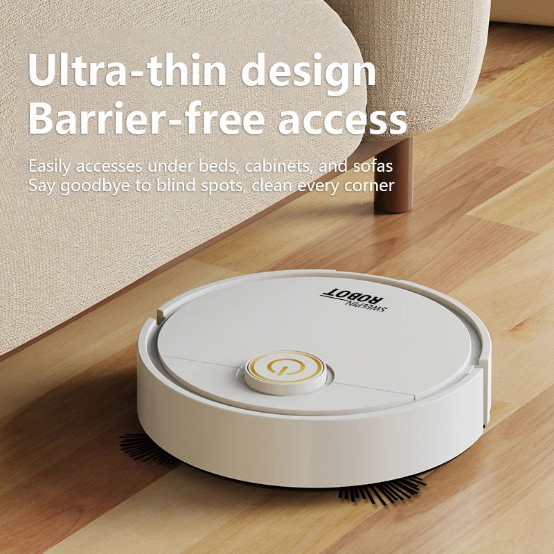 Smart Sweeping Robot Sweeping Suction Mopping 3-in-1 USB Rechargeable Vacuum Home Appliance For Floors Countertops Pet Hair - 4