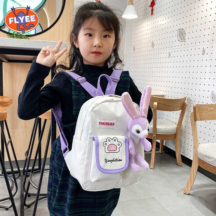 Girl School Bags Child Printing Backpack Kindergarten Cute 3D Cartoon Girls Children's Schoolbag Kids Cartoons Bag Girls Bag children s anti lost bags boys girls kindergarten backpack cartoon children backpack kids travel bag baby cute schoolbag