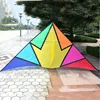 Large 3.5m Colorful Delta Power Kite Ripstop Nylon Outdoor Fun Sports For Adults Children Kites With Handle And Line Kite Flying 1
