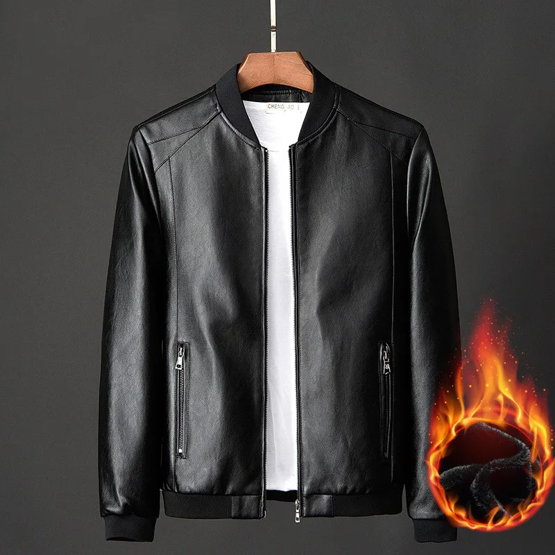 2022 new brand Vintage giacca in pelle Streetwear Casual Blazer giacche uomo capispalla uomo giacca in pelle uomo Slim Fit cappotti