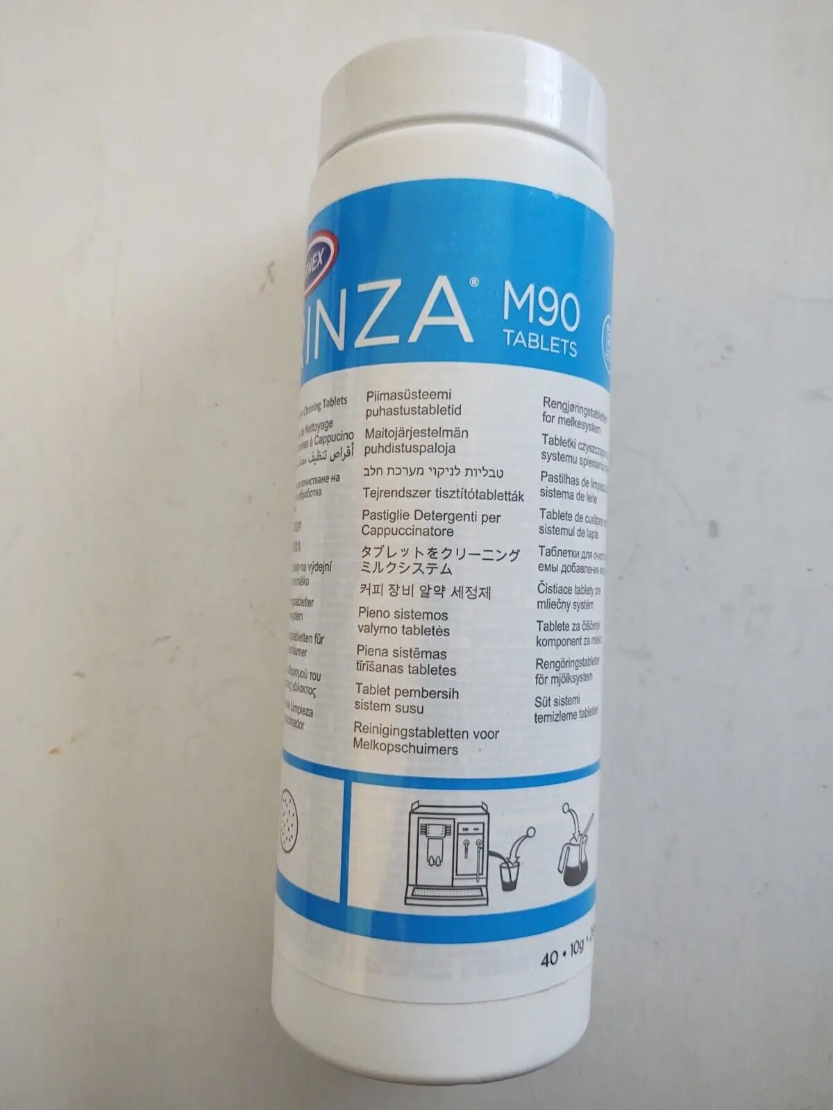 

Rinza Urnex MILK System Cleaning Tablets M90 10g 40 Tablets