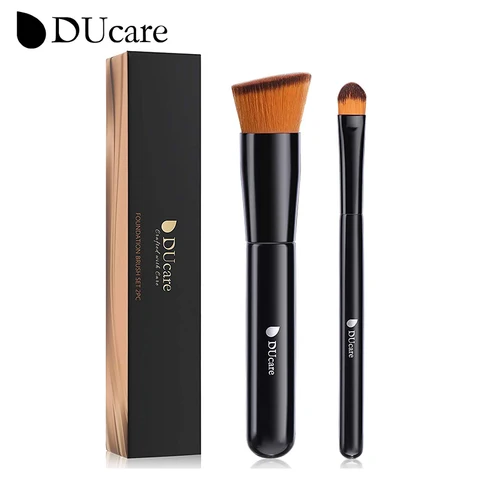 1pcs Professional Foundation Brush Black Makeup Brush Powder Face Brush with Box Make up Brushes Beauty Essential Tools