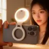 MagSafe Magnetic Selfie Fill Light for iPhone Portable, soft glow, whitening beauty effect, on-the-go photography essential