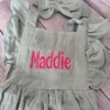 Custom Name Summer Newborn Infant Baby Girls Romper + Headband Muslin Sleeveless Rompers Kids Onepiece Fashion Baby Clothing 4