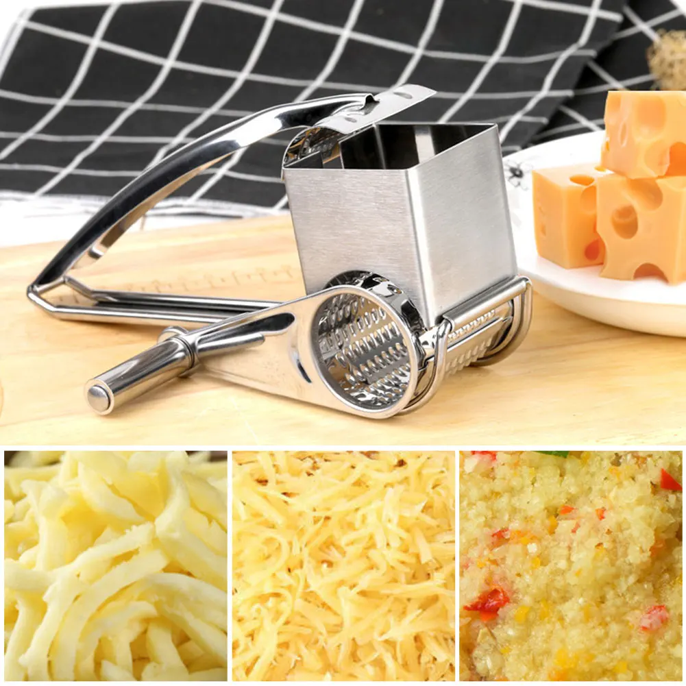 4 In 1 Cheese Shredder Garlic Ginger Shredder for Parmesan Garlic