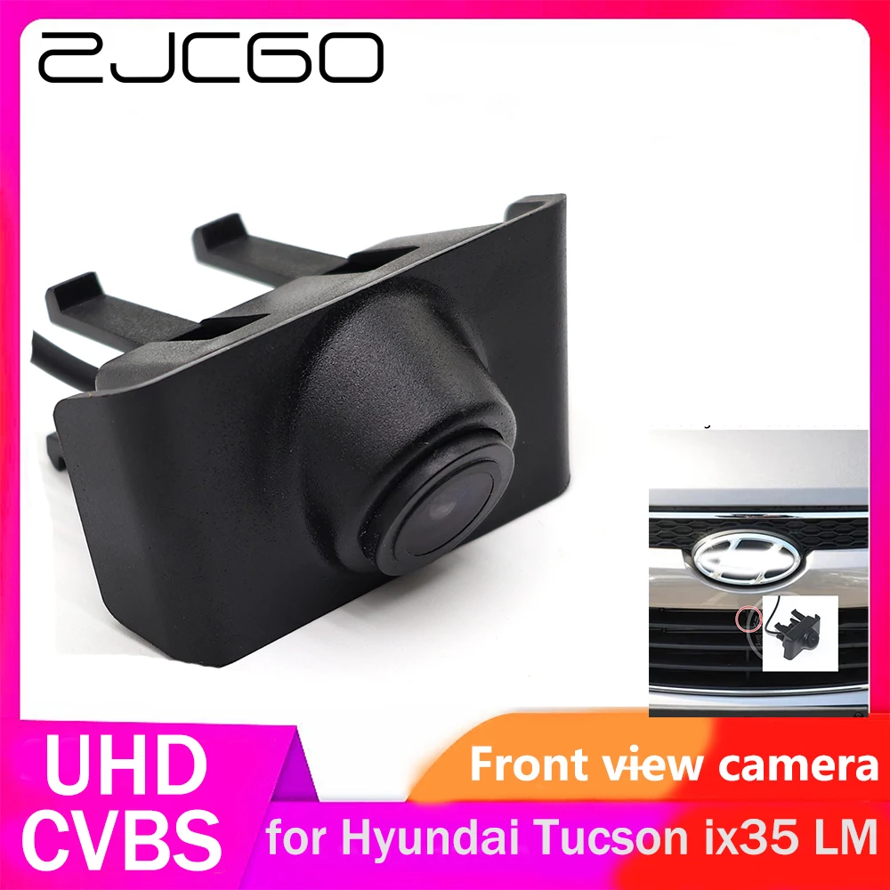 

ZJCGO CVBS RCA 170° Car LOGO Parking Front View Camera for Hyundai Tucson ix35 LM 2010 2011 2012 2013 2014 2015