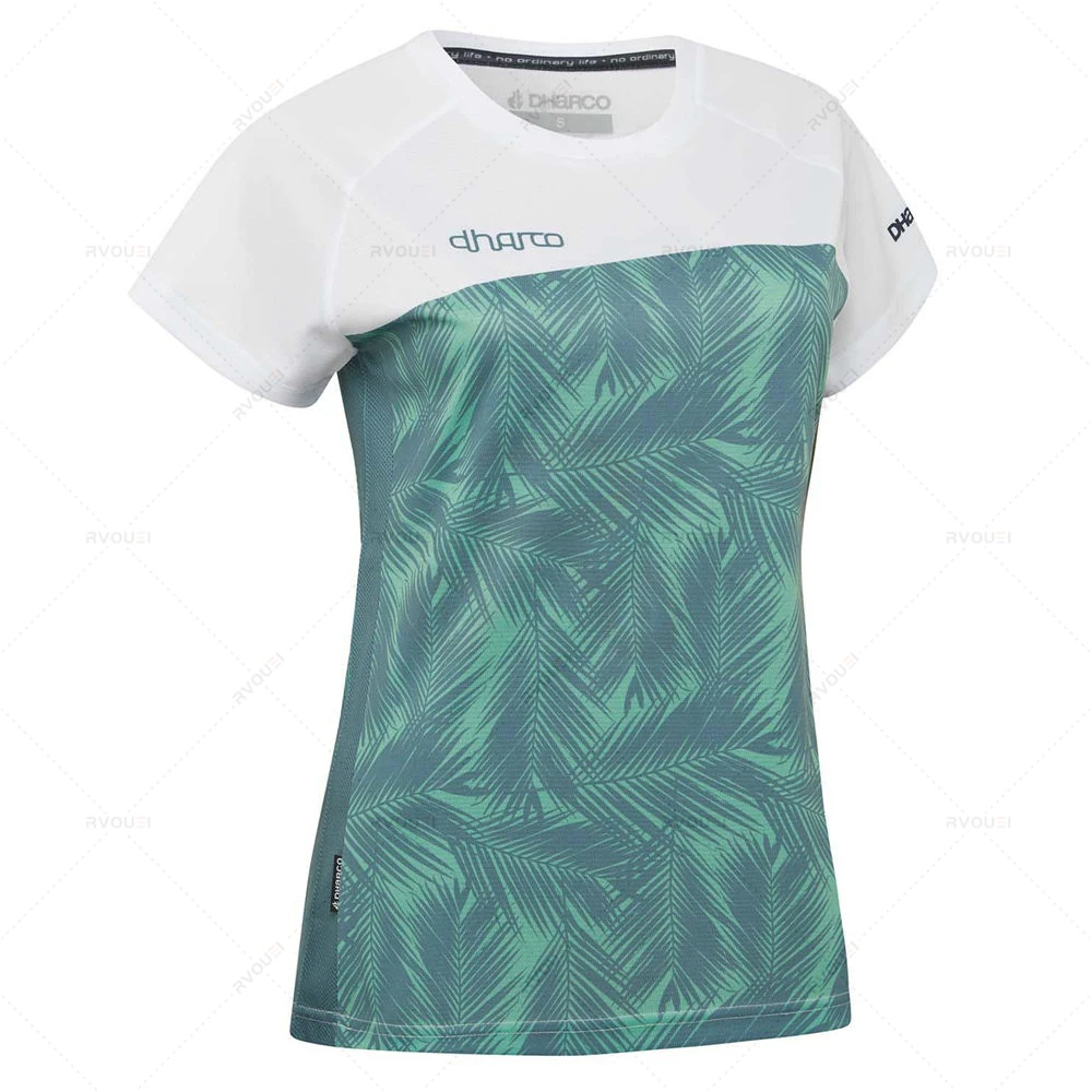 Enduro Short Sleeve Cycling Jersey for Women, MTB Bike Jersey, MX Bicycle Shirt, Cycling Clothing,