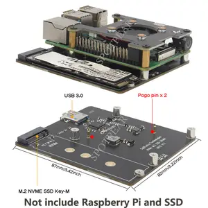 Carte D'extension Raspberry Pi Cm4 Pci-e Vers Sata 3.0, 4 Canaux, 6gbps,  Interface Haute Vitesse - Carte De Démonstration - AliExpress