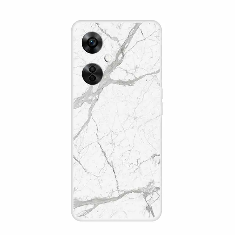 Marble Clear Soft TPU Silicone Phone Cover, Transparent
