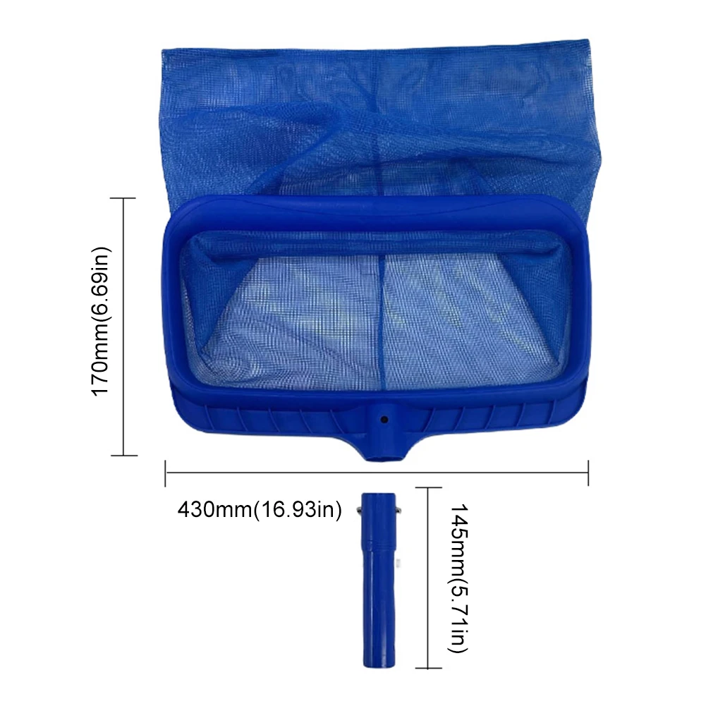 Swimming Pool Cleaning Net Large Capacity Rubbish Cleaning Rake Swimming Pool Cleaning Leaf Skim Net for Cleaning Finest Debris