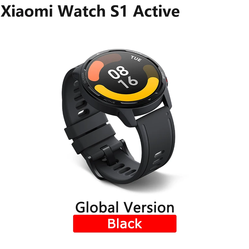  Смарт-часы Xiaomi S1 Active, 1,43 дюйма, AMOLED, 5 АТМ, GPS, Bluetooth 