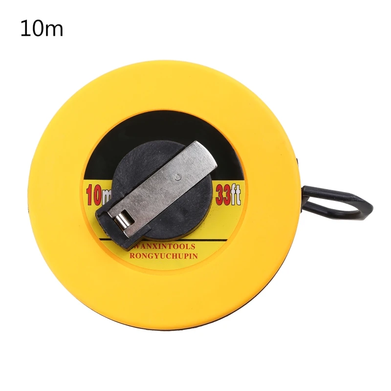 20M/30M/50/100M Fiber Measuring Tape Hand-held Disc Flexible Ruler