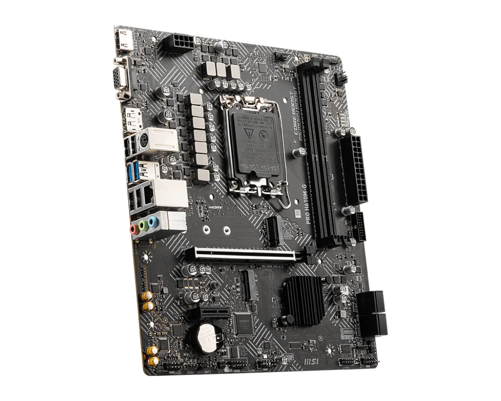 MSI PRO H610M-G マザーボード INTEL H610 LGA 1700 DDR5 96GB M.2対応
