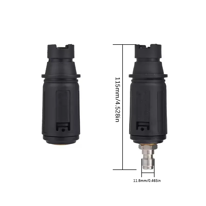 각도 조절 가능 고압 세척기 노즐 분무기 (1/4인치 퀵 플러그 연결, 3000 PSI)