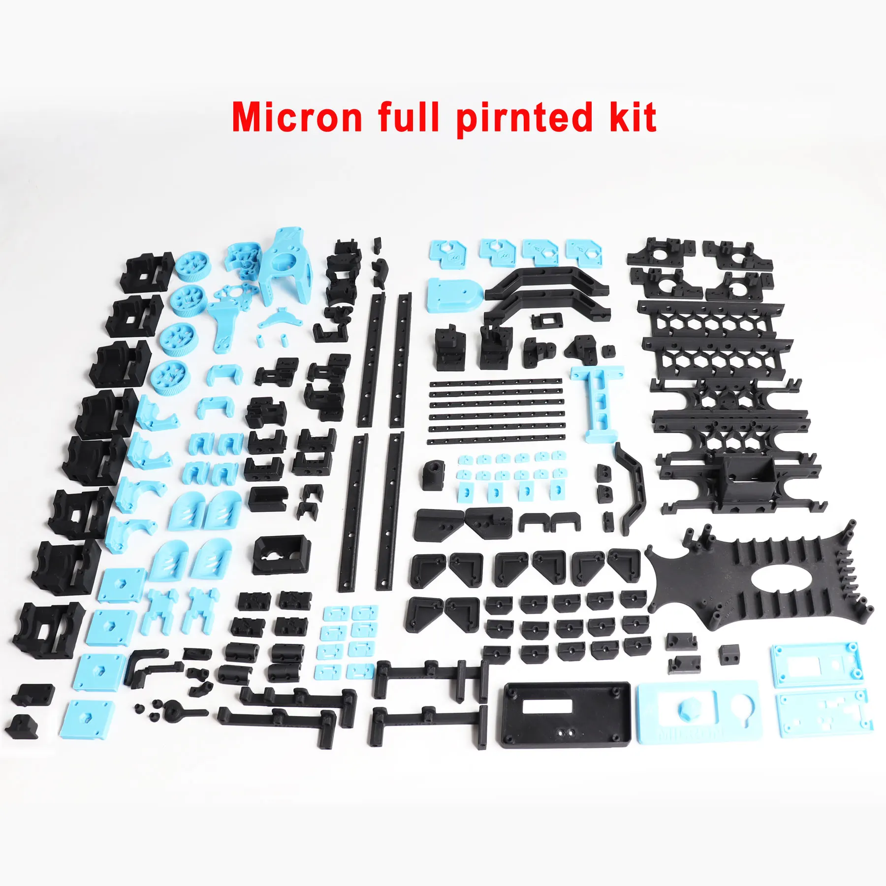 

Blurolls Voron Micron Plus Full Printed Kit for Voron Micron 120 180 Micron+ Black Blue ABS+ Infill 40% FDM 3D printing