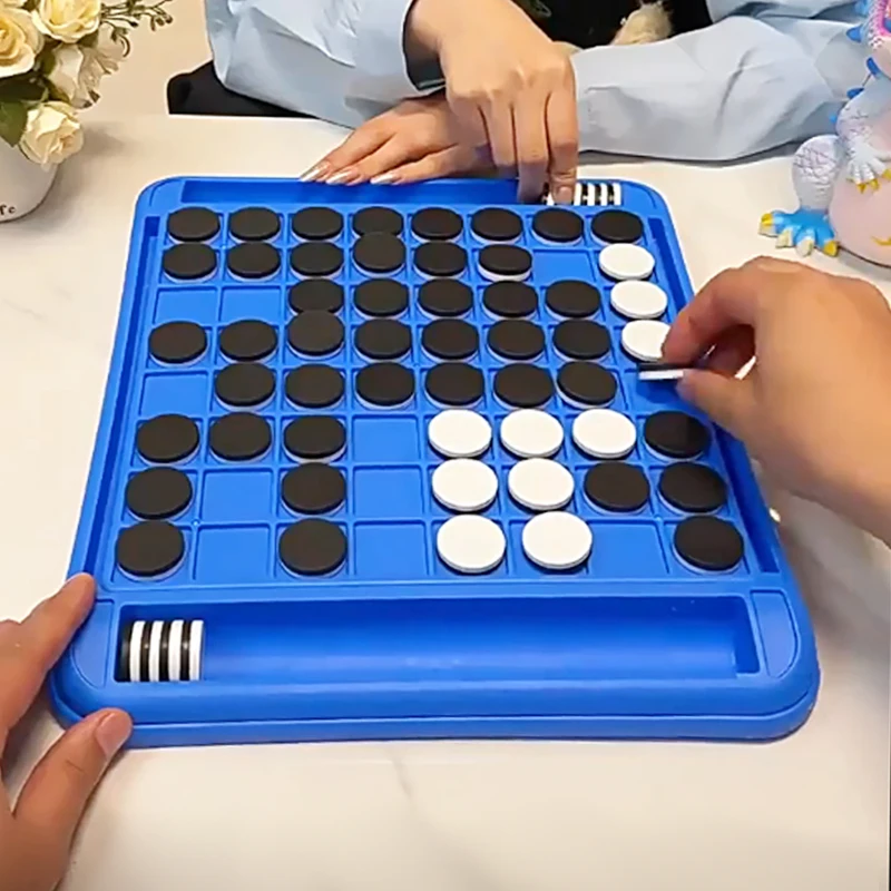 Juego de piezas de juego de mesa clásico, tablero plegable Othello Reversi, habilidad y Juego de piezas de juego de mesa clásico, tablero plegable Othello Reversi, habilidad y