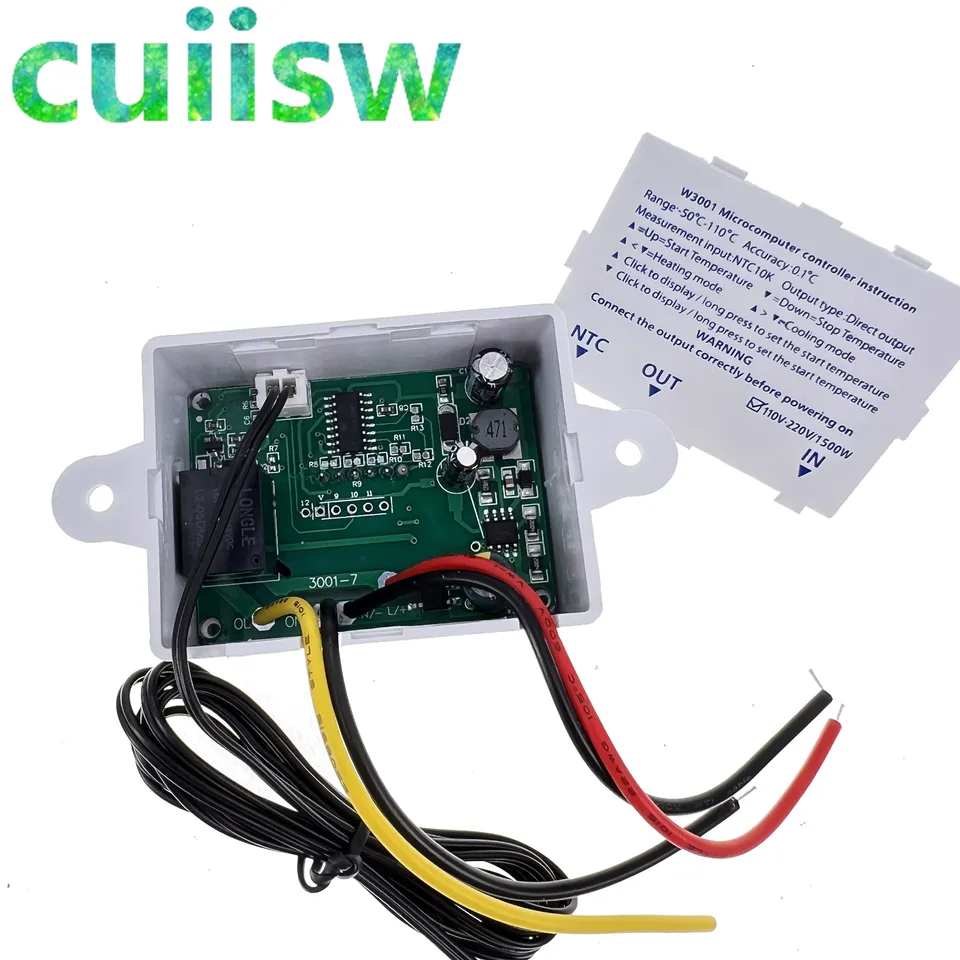 SIPYTOPF 2-Pack Digital LED Temperature Controller – 12V 10A Thermostat Switch With Waterproof Probe - View #4