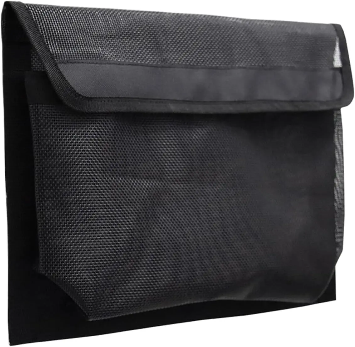 Waterproof Self-Adhesive Mesh Storage Bag with Cover