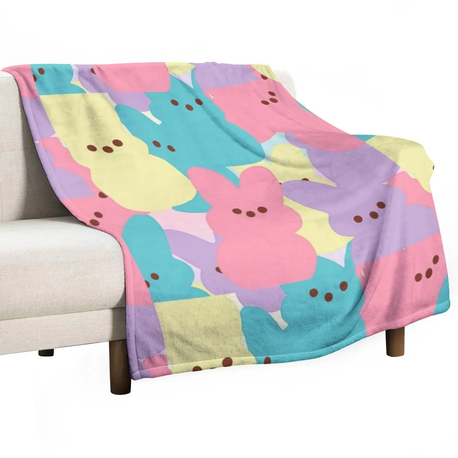 

Peeps Throw Blanket Sleeping Bag Blanket anime Dorm Room Essentials Vintage Blanket