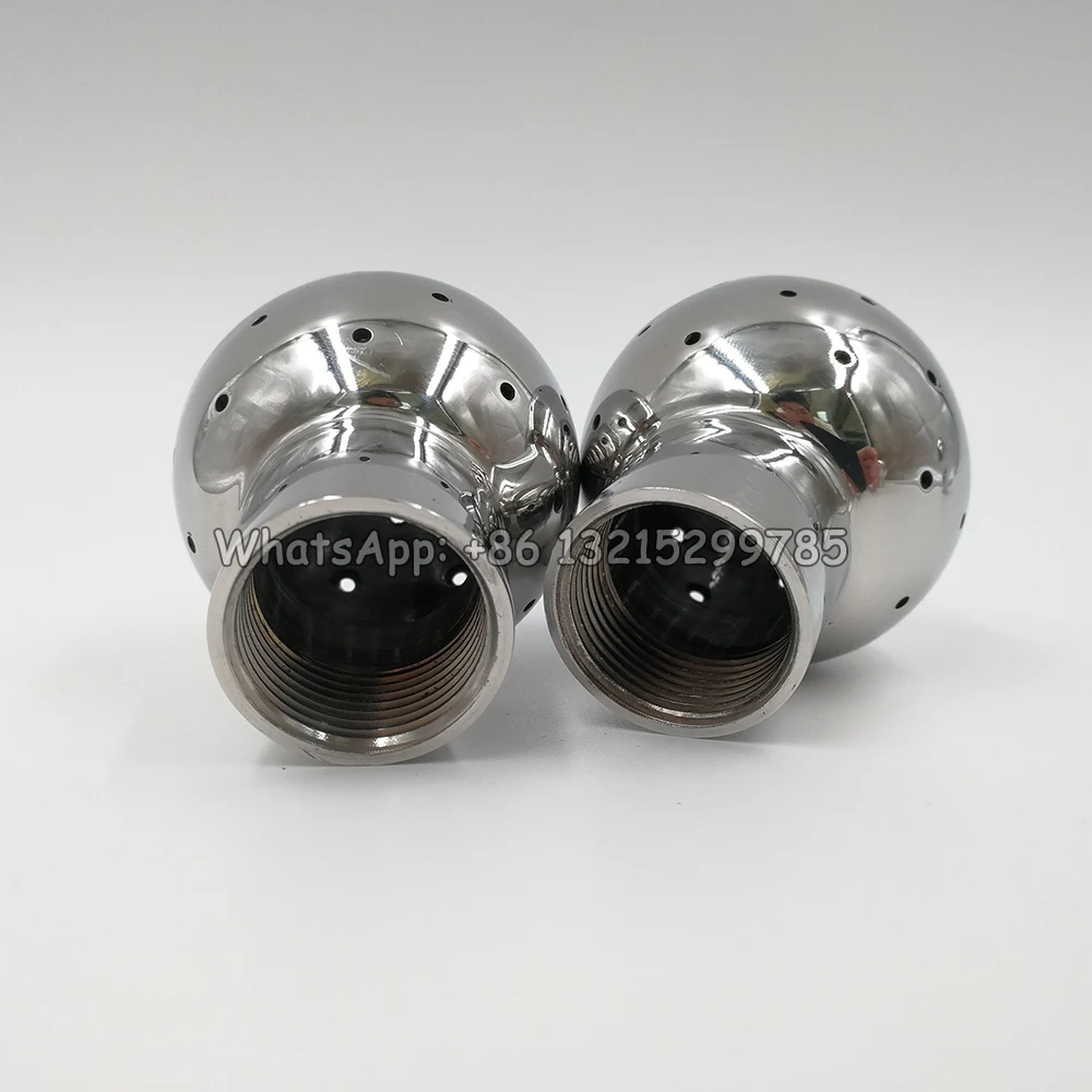 304 316 Stainless Steel Sanitary Fixed Spray Ball Tank Cleaning1/4" 3/8" 1/2" 3/4" 1" 1-1/4" 1-1/2" 2" BSP Female Thread