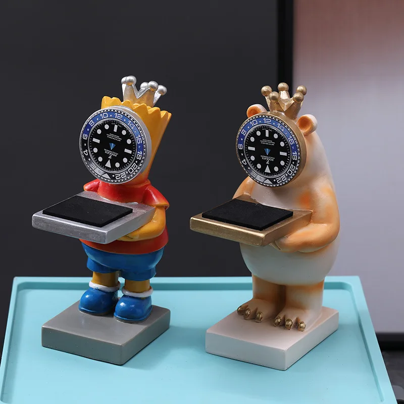 Creative Water Ghost Watch Stand Men Wrist Watch Holder Base Retro Table Nightstand Watches Display Dock Accessory Storage Gift watch display stand