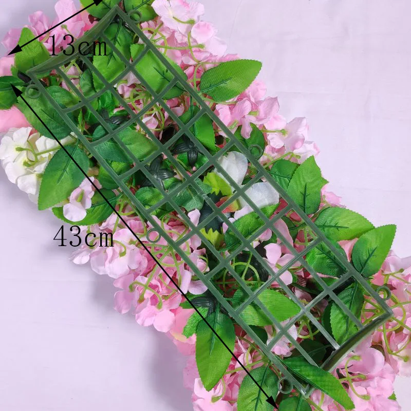 50cm Wedding Road Cited arches Flowers Silk Rose Peony Hydrangea DIY Arched Door Flower Row Window Wedding Decoration decor