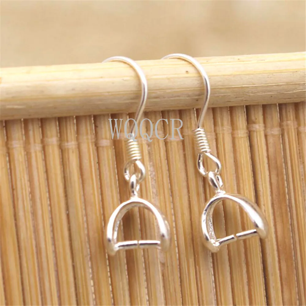 

20PCS New Lettering 925 Silver Earrings Accessories Female Creative DIY Ear Hook Clip Jewelry Making Ms Jewelry Accessories